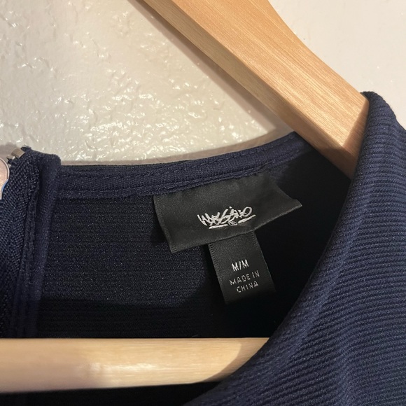 Sold/Not For Sale- Blue and Black Zip-up Tank Dress - Picture 6 of 8